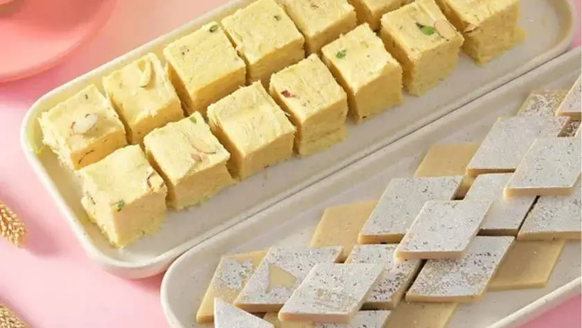 kaju katli and soan papdi | Shai C