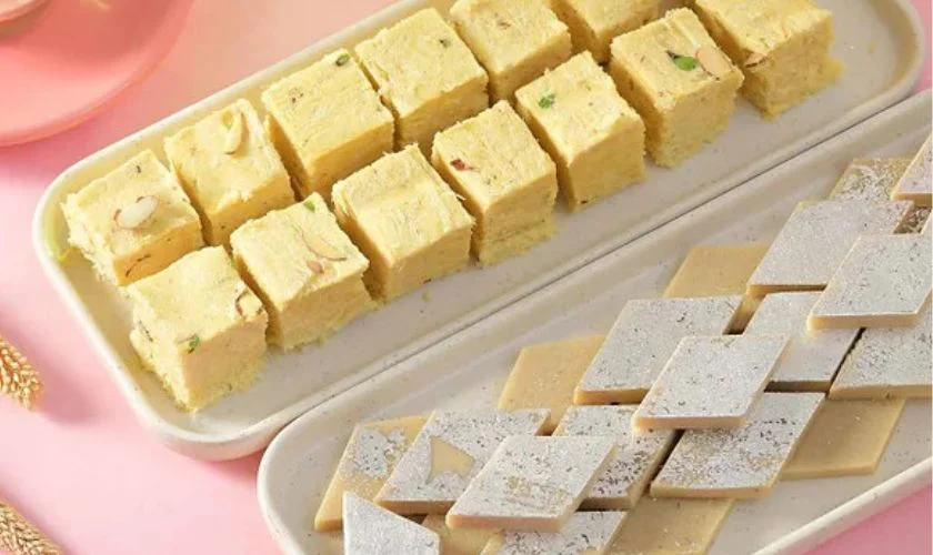 kaju katli and soan papdi | Shai C